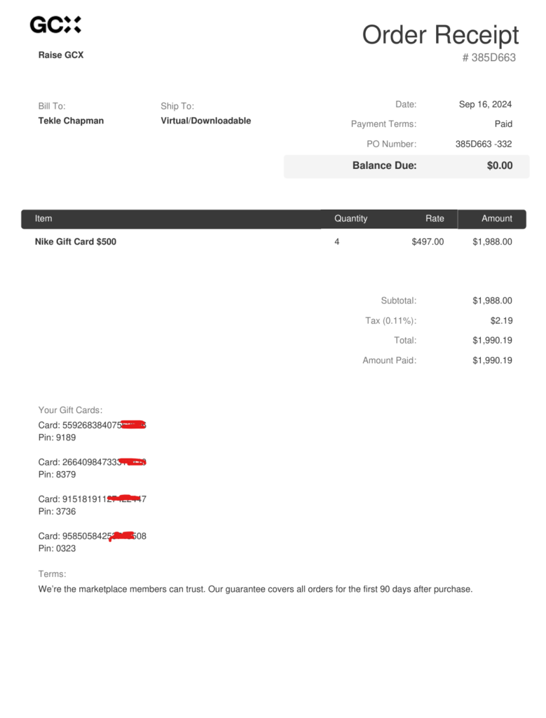 raise carding method pdf