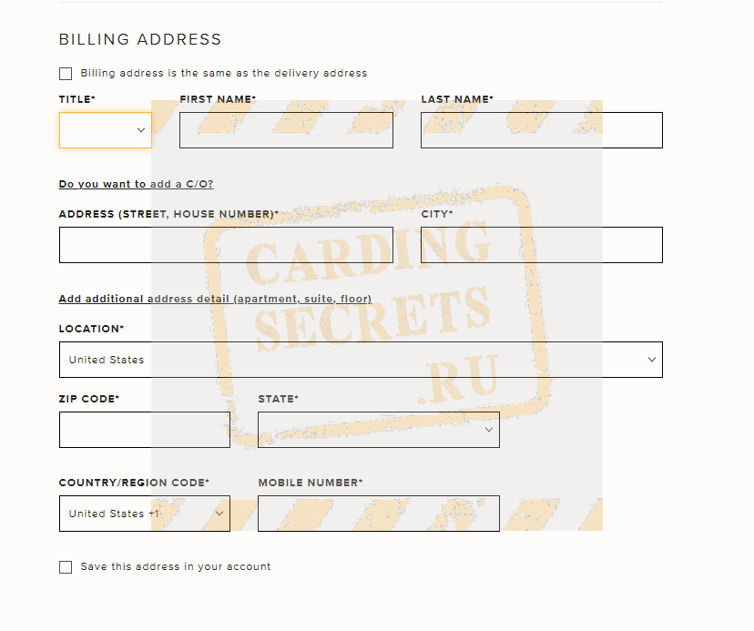 Fendi carding method