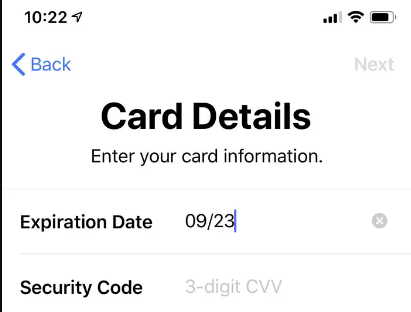 How to card apple pay 3