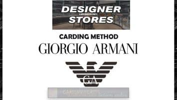 ARMANI CARDING METHOD