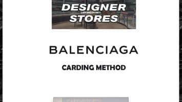 balenciaga carding method