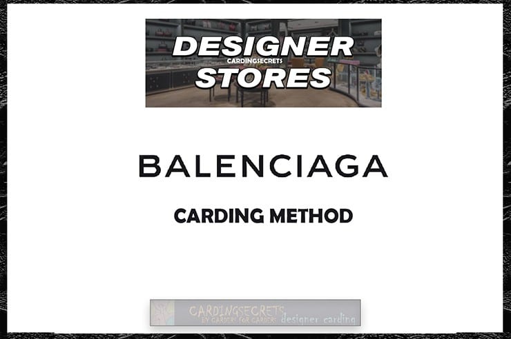 balenciaga carding method