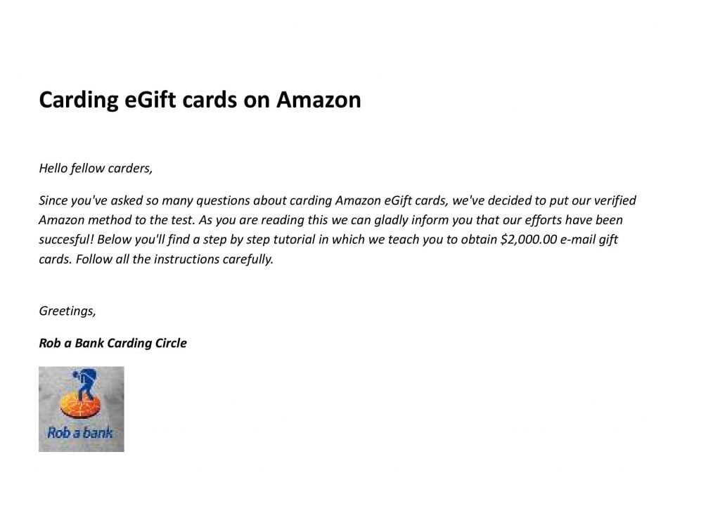 amazon giftcard carding method
