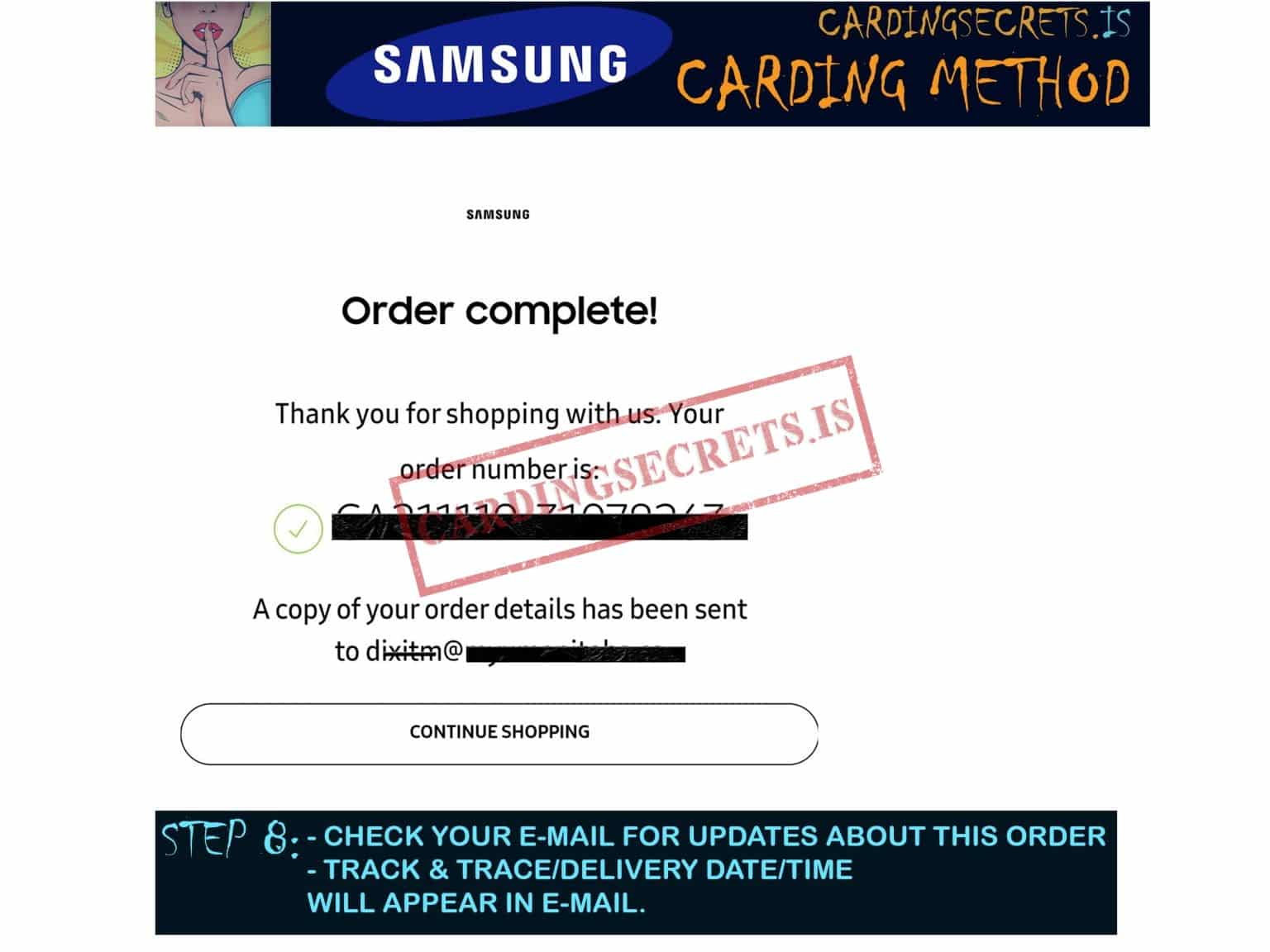 Genius Samsung Carding method Updated (Video for 2024) Carding Methods
