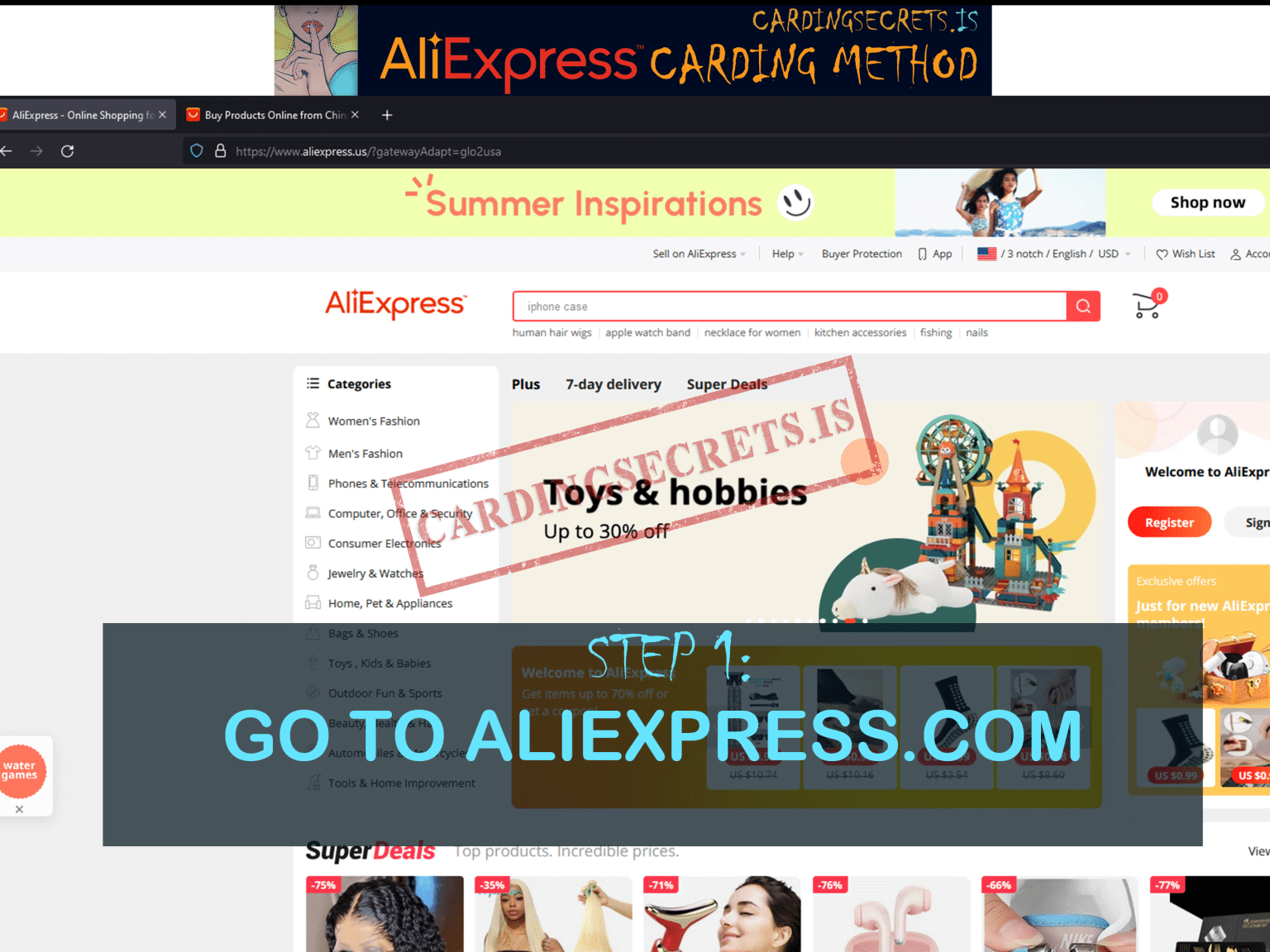 Verified AliExpress Carding Method Huge 2024 Carding Methods