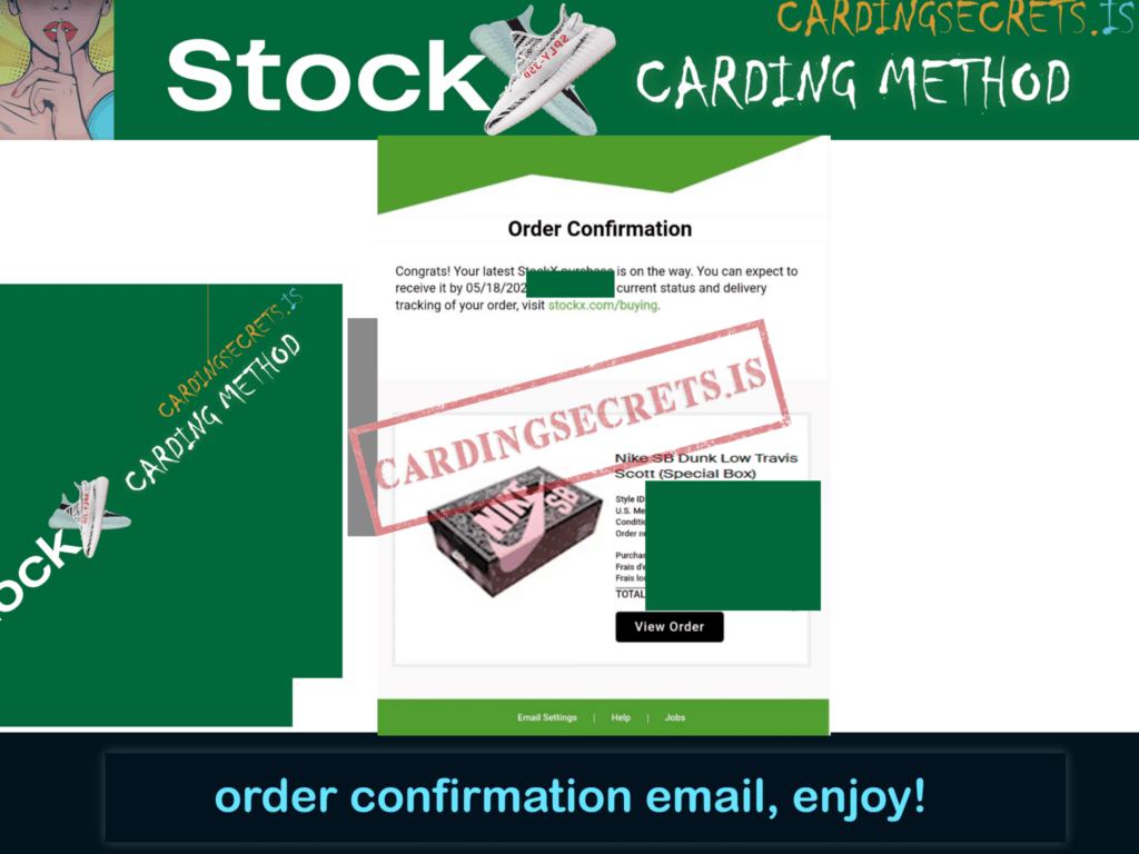 Stockx carding method complete