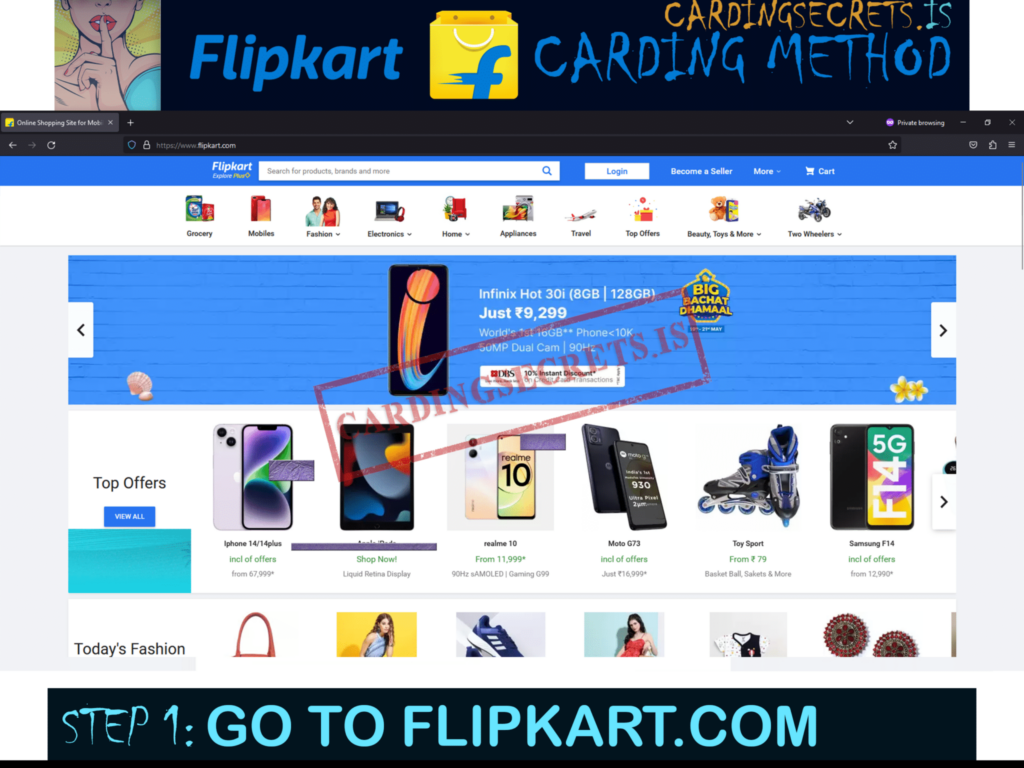 Flipkart Carding Method intro