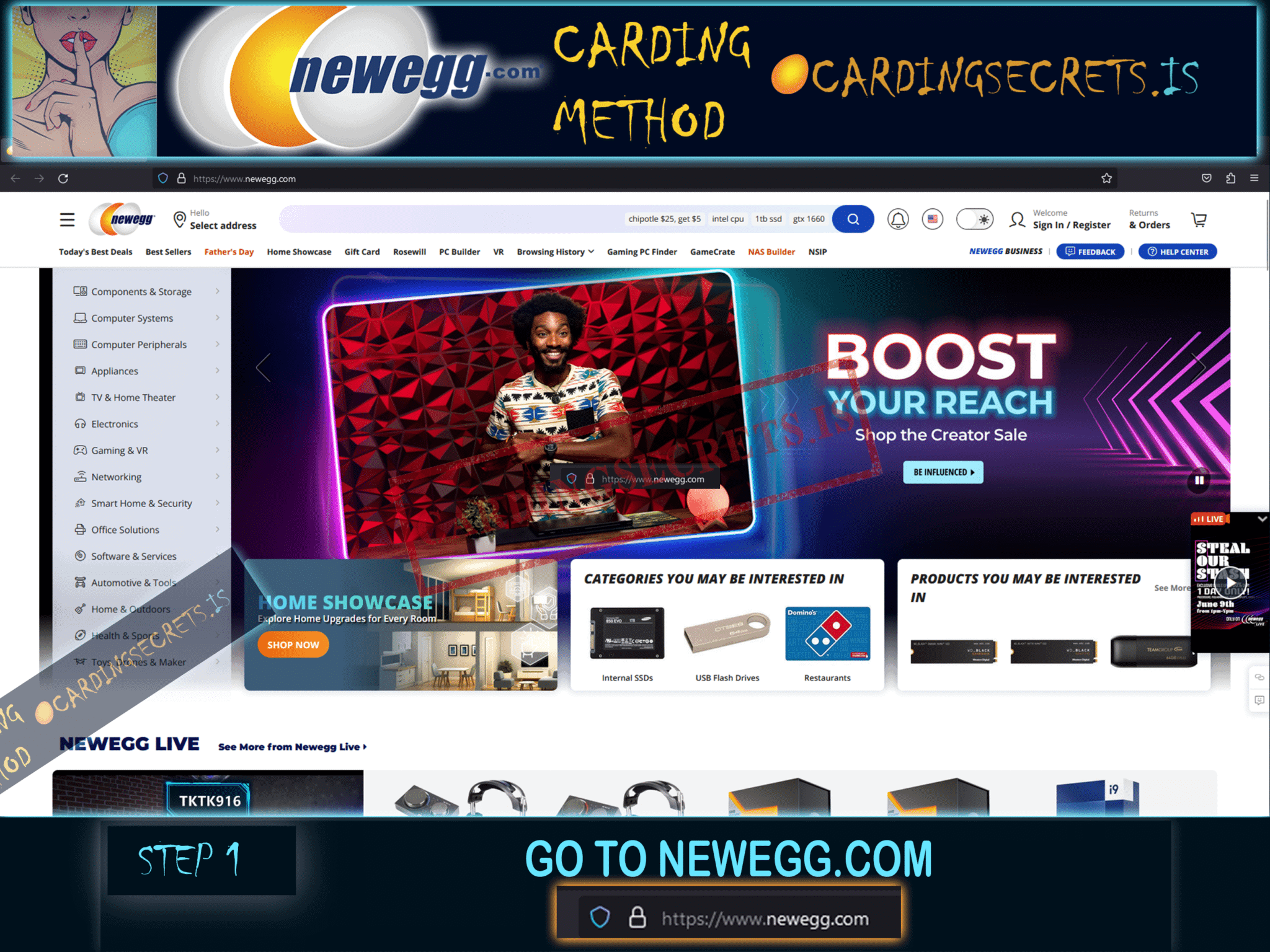 Shocking NewEgg Carding Method Uncovered in 2024! [VIDEO] Carding Methods