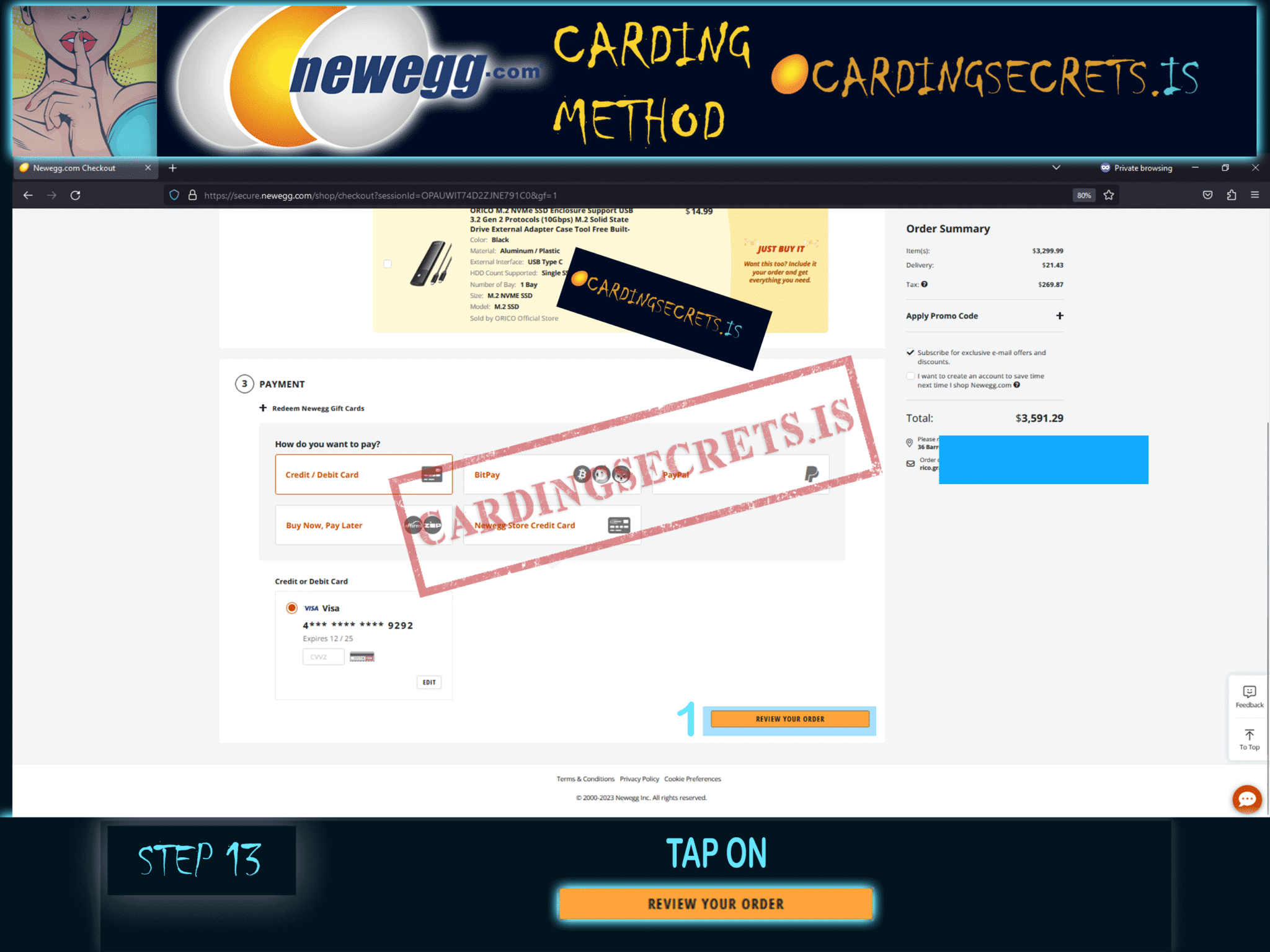 Shocking NewEgg Carding Method Uncovered in 2024! [VIDEO] Carding Methods