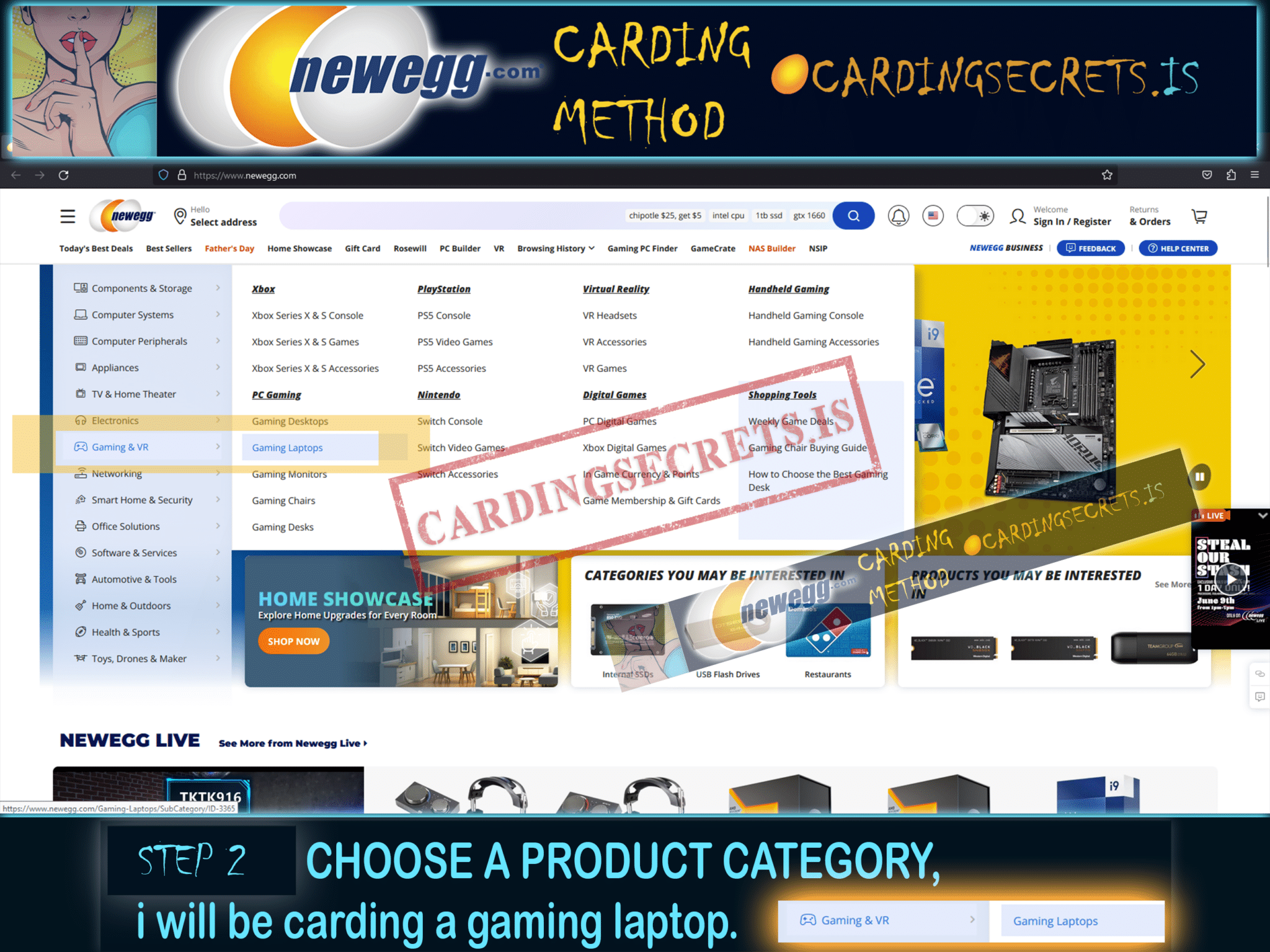 Shocking NewEgg Carding Method Uncovered in 2024! [VIDEO] Carding Methods