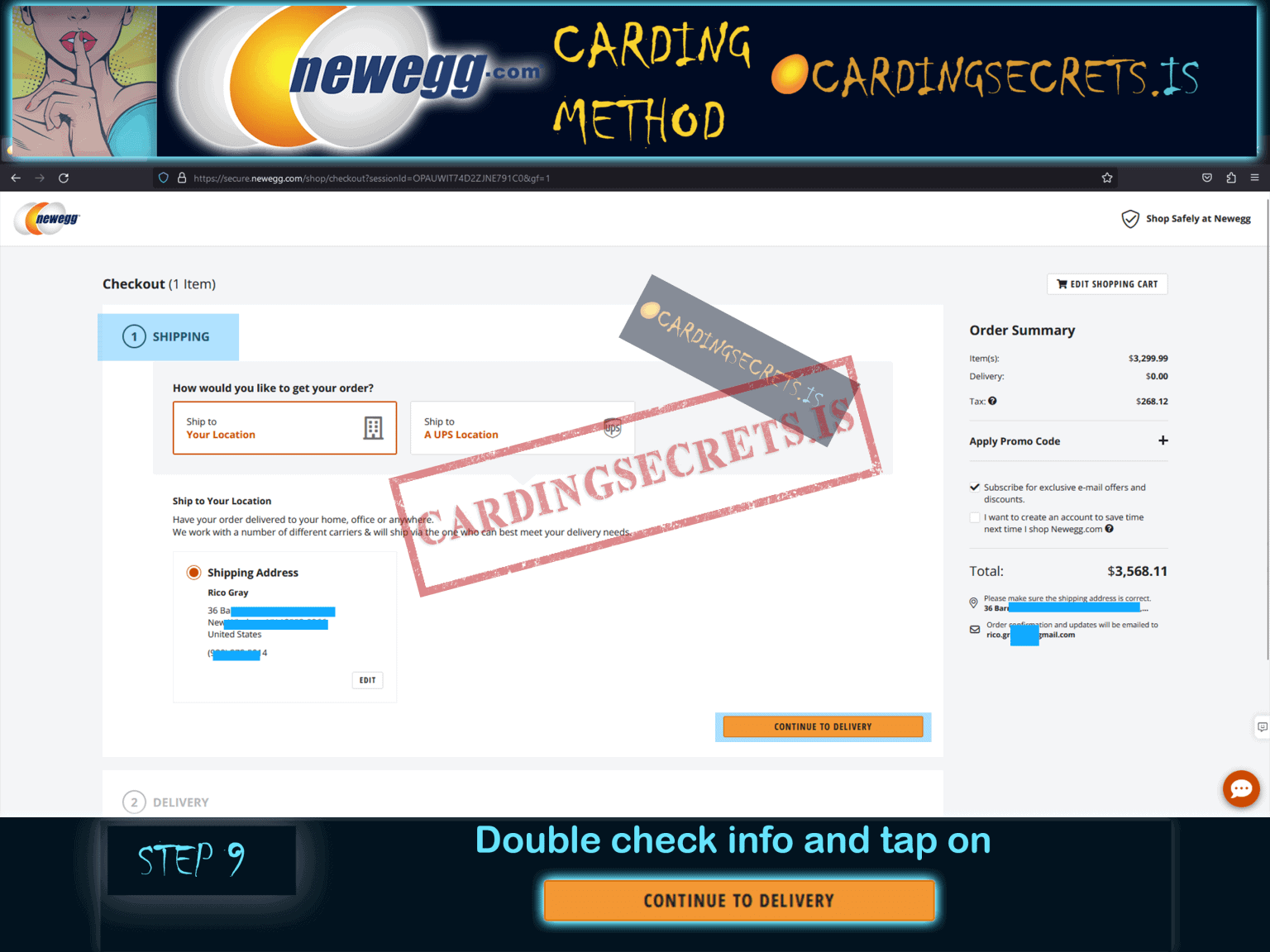 Shocking NewEgg Carding Method Uncovered in 2024! [VIDEO] Carding Methods