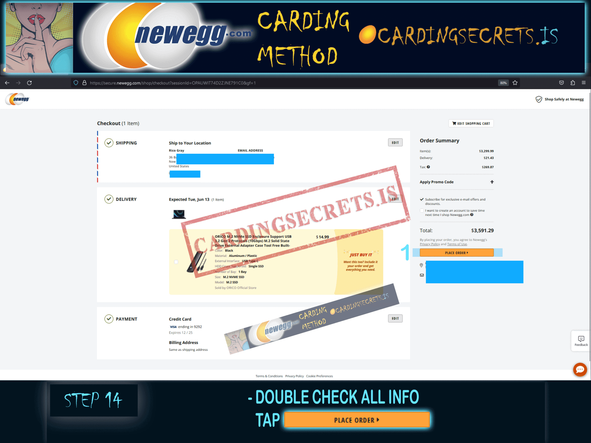 Shocking NewEgg Carding Method Uncovered in 2024! [VIDEO] Carding Methods