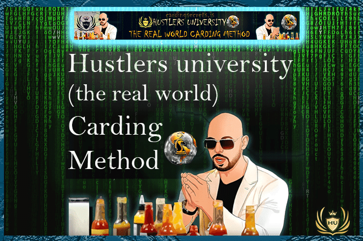 tate hustlers university the real world carding method