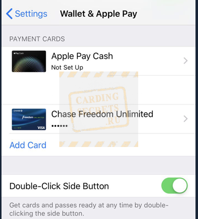 how to pay apple pay carding method