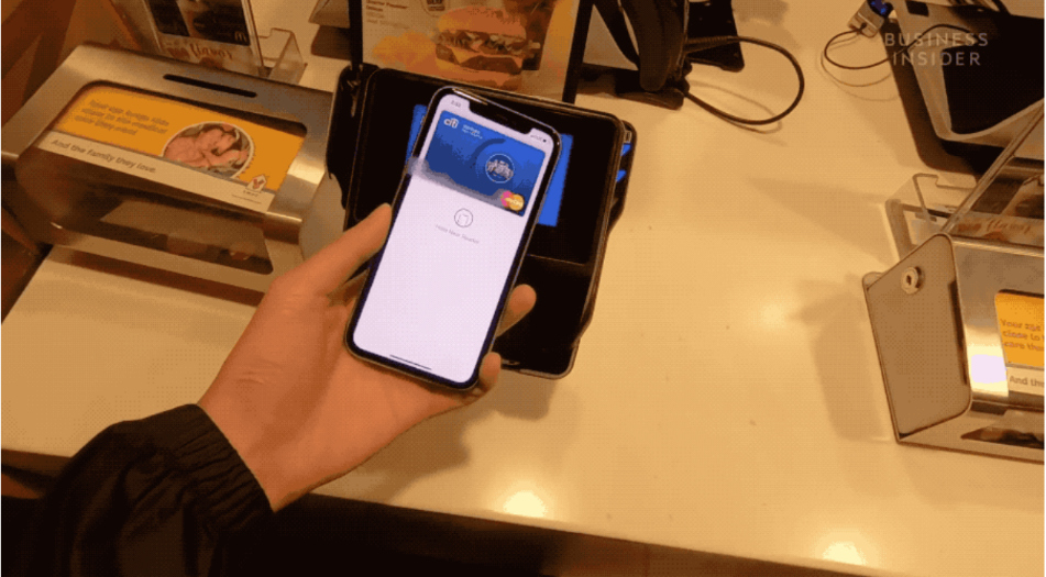 completed apple pay carding method