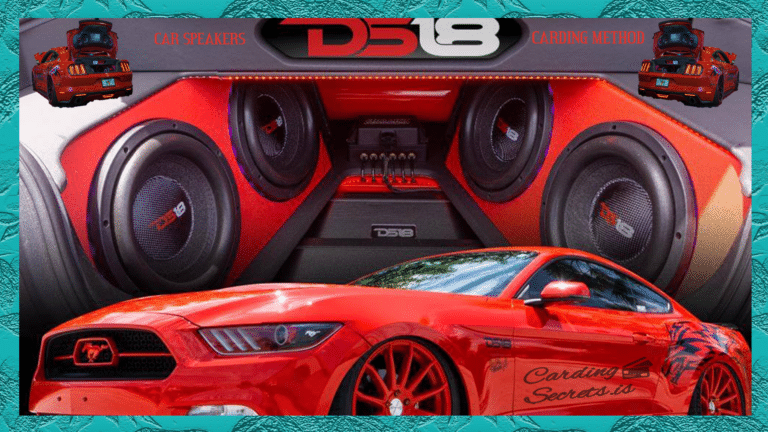 DS18 CAR SPEAKERS CARDING METHOD