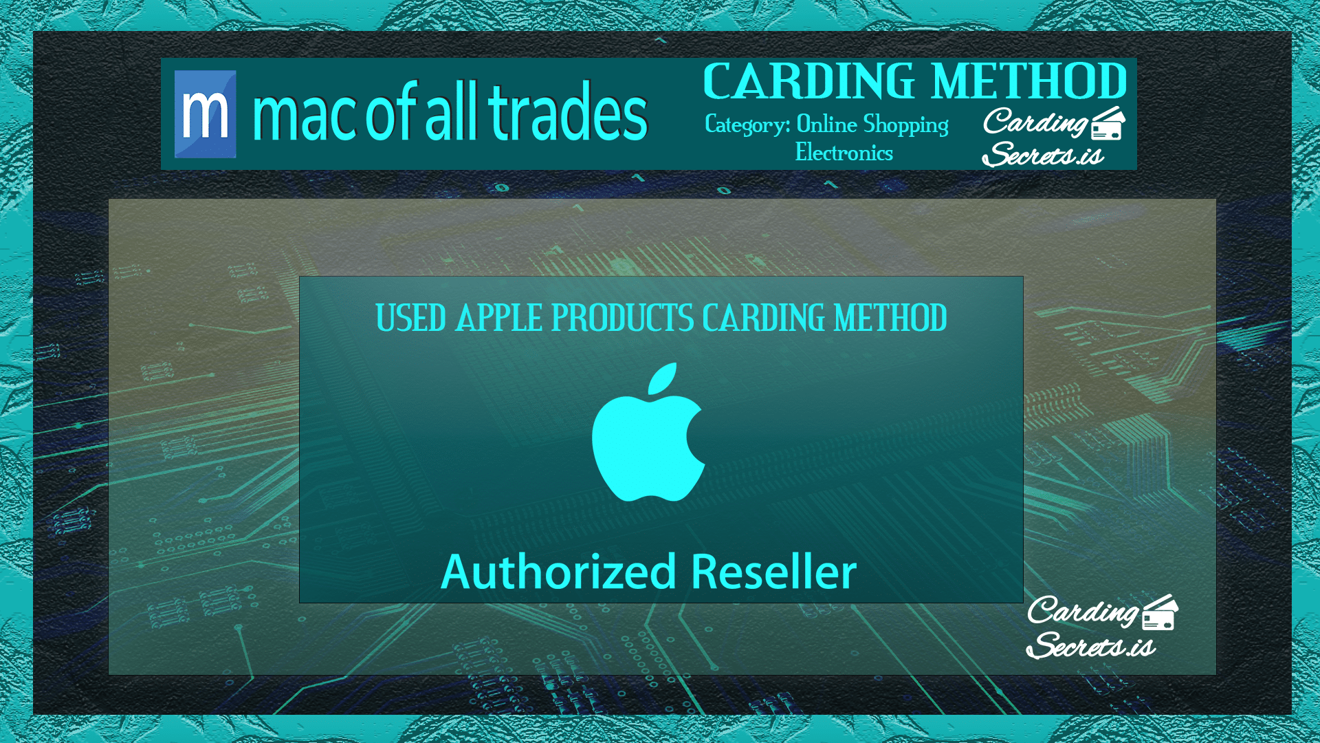 used macs carding method thumbnail