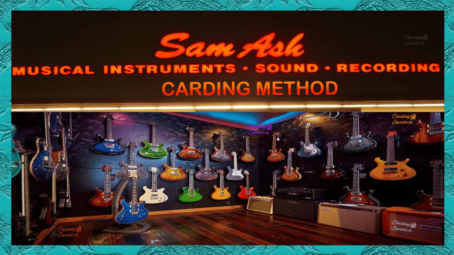 Easy Sam Ash Carding Method How to Score a Drum Set for Free! Carding Methods