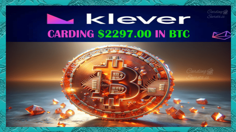 Klever Bitcoin Carding Method