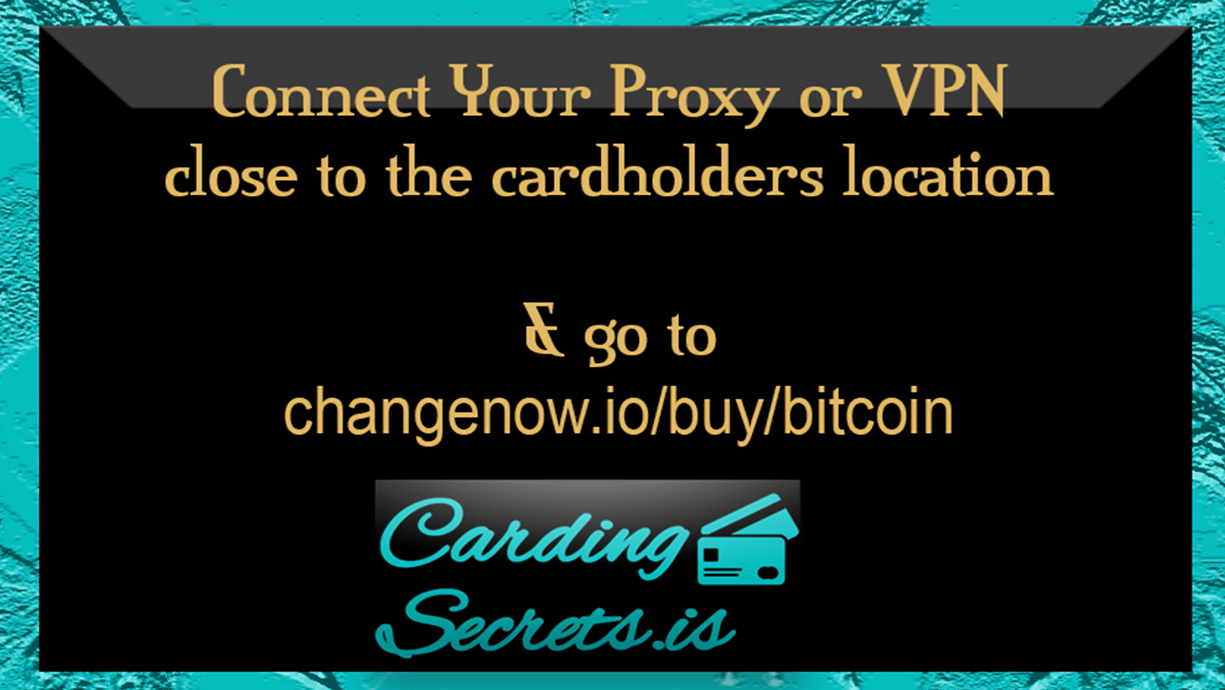 changenow bitcoin carding method go to