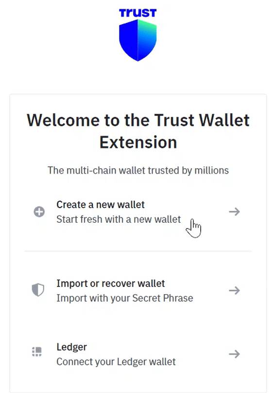 4 Trustwallet crypto carding method create wallet