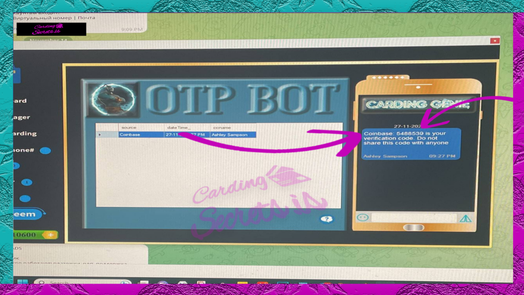 CARDING GENIE OTP BOT