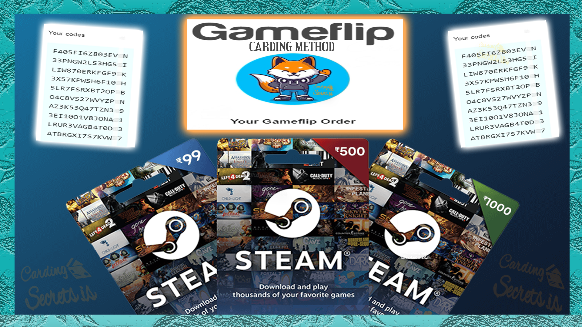 Gameflip Steam Gift-Card Carding Method thumbnail