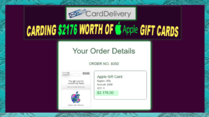 apple gift card carding method