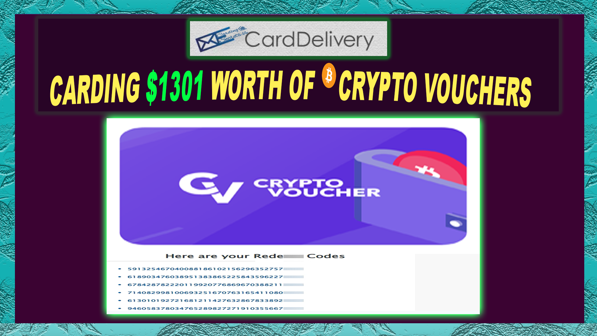 crypto voucher carding method