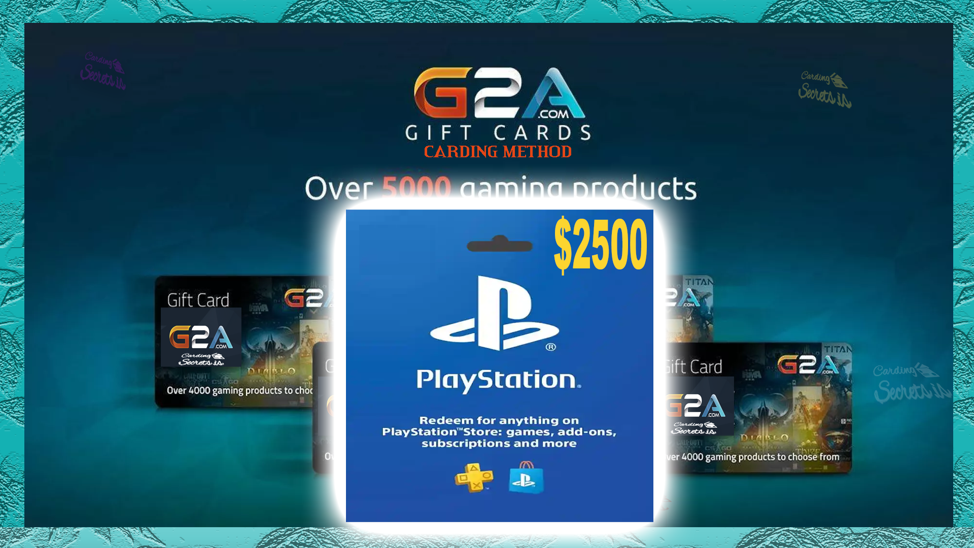 G2A Playstation Store Gift-Card Carding Method Thumbnail