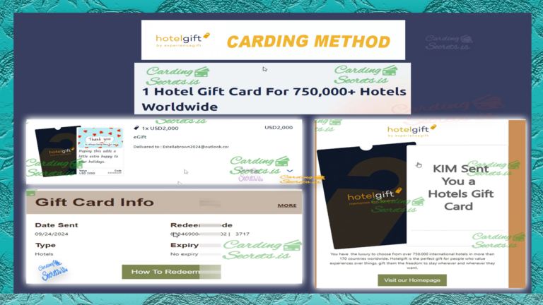 Hotel-Gift-Card Carding Method thumbnail