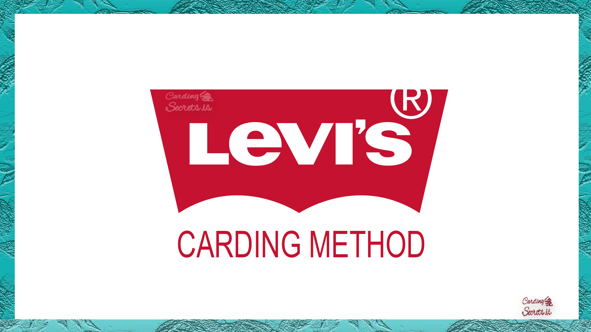 levi's carding method thumbnail