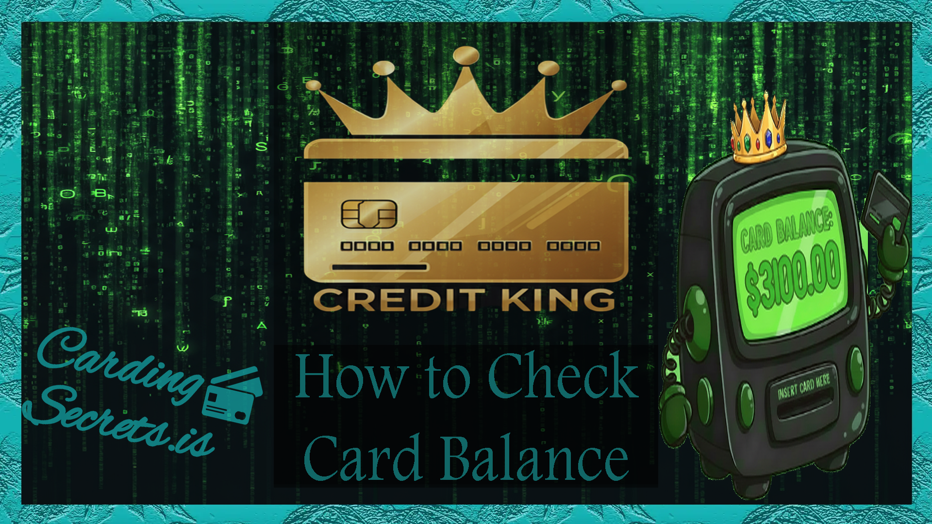 check card balance thumbnail Credit King