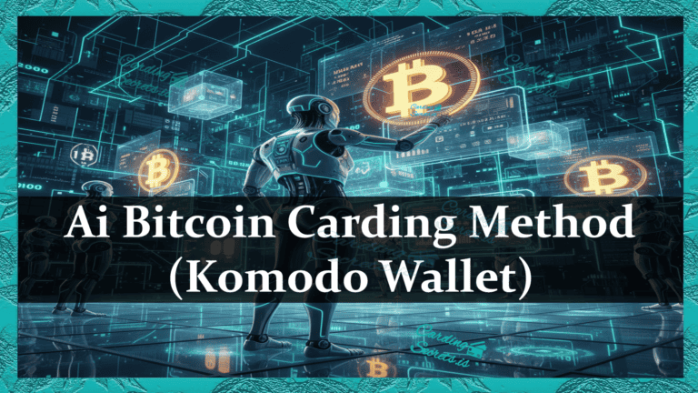 Ai Bitcoin Carding Method Komodo Wallet thumbnail