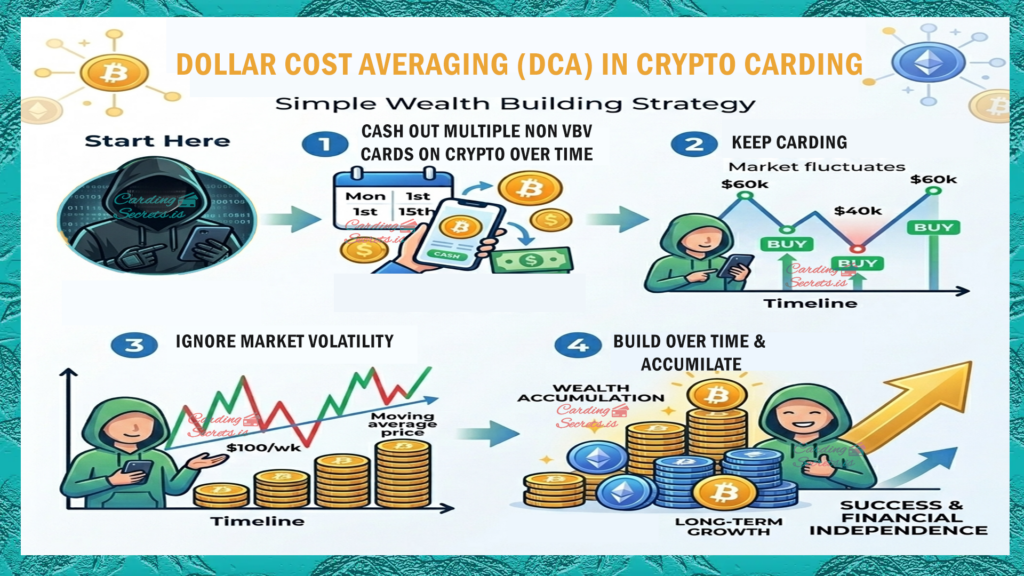 DCA CRYPTO CARDING INFOGRAPHIC