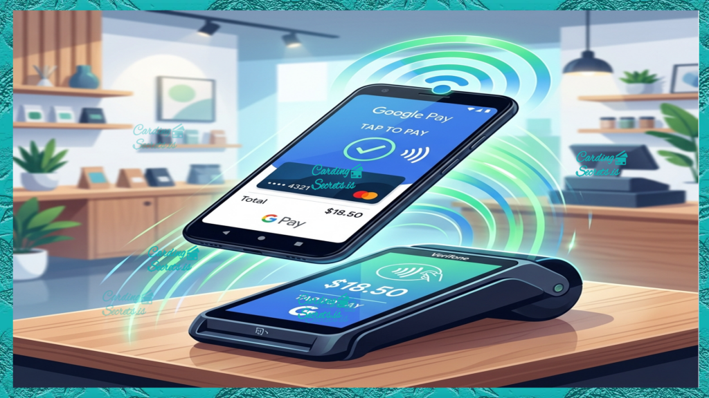 infographic google pay carding method